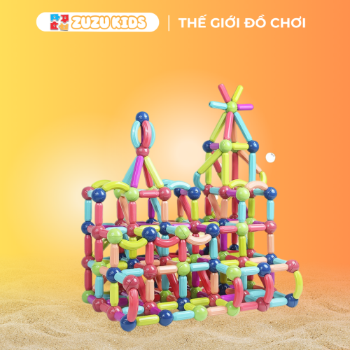 Bộ đồ chơi nam cham xếp hình 64 chi tiết