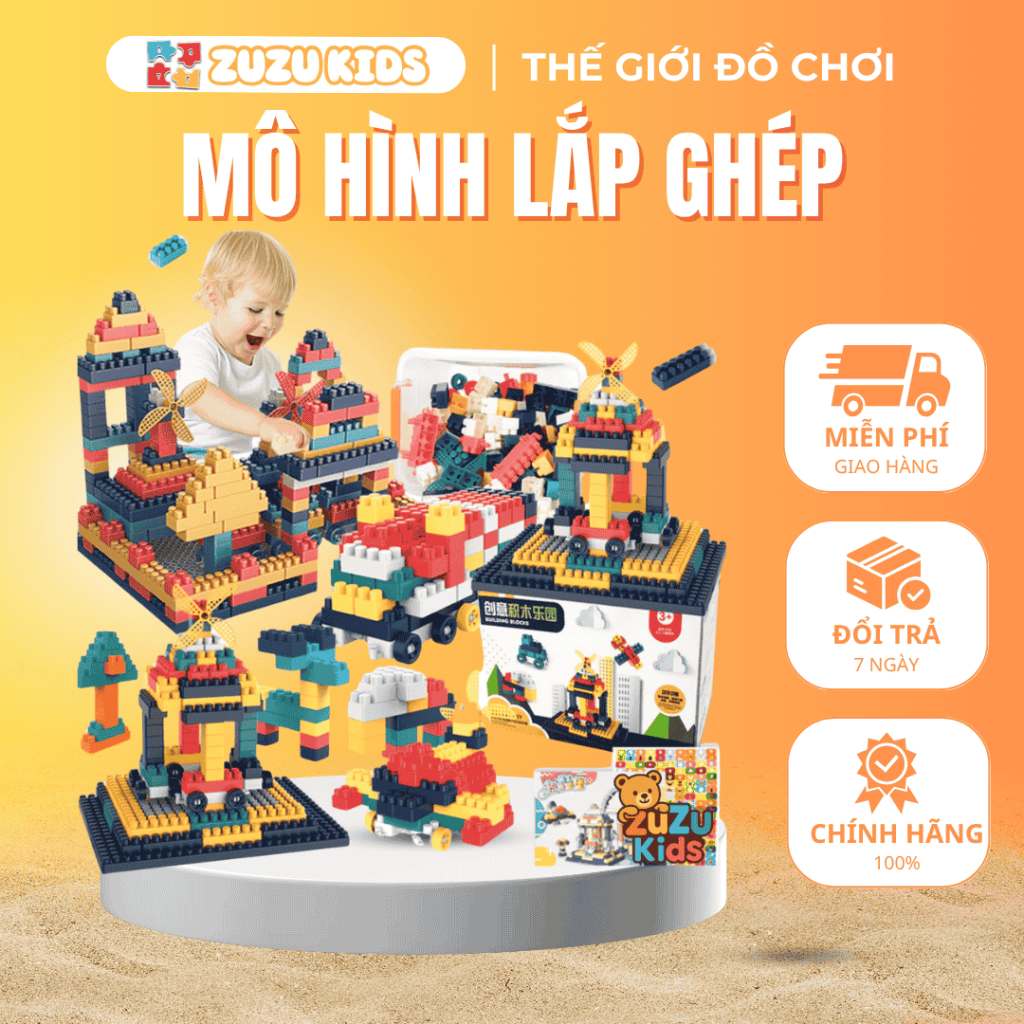 đồ chơi lắp ghép cho bé