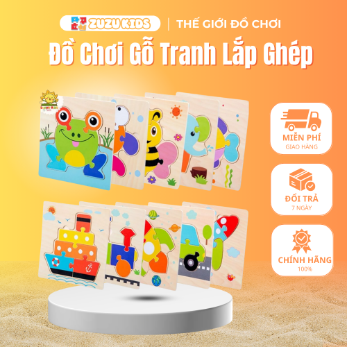 Đồ Chơi Gỗ Tranh Lắp Ghép